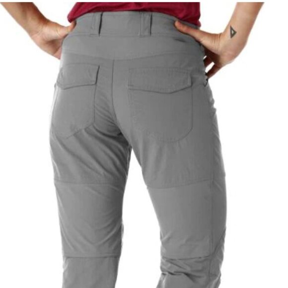 REI Screeline Hiking Women's Pants Size 4 Grey 5 Pockets Vented at Back - Picture 4 of 14